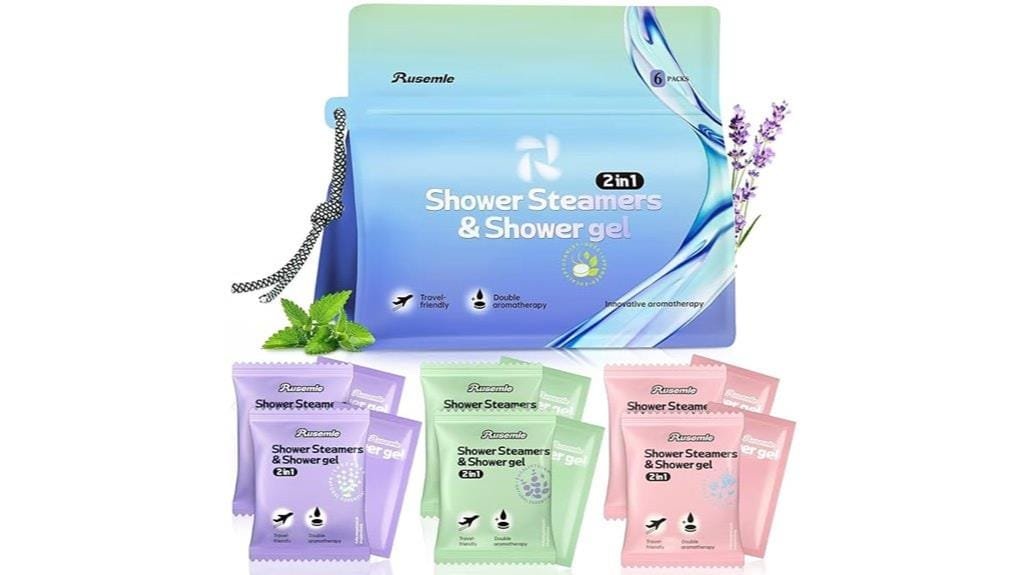 aromatherapy shower steamers pack