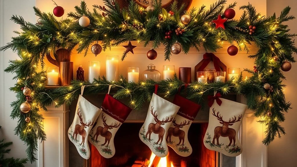 choosing christmas mantel decor