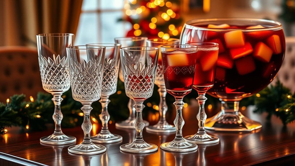 choosing holiday glassware wisely