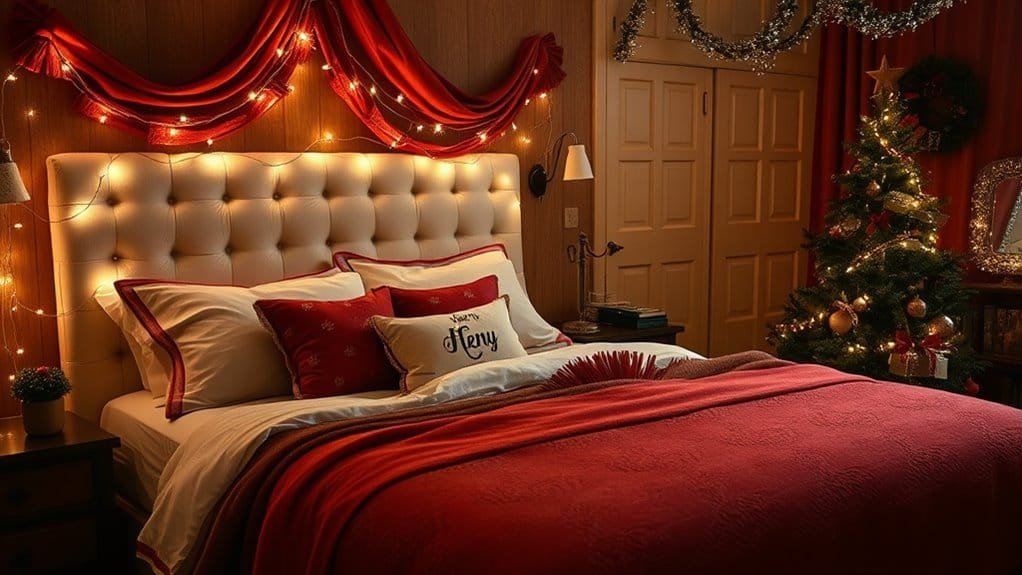christmas bedroom decor considerations