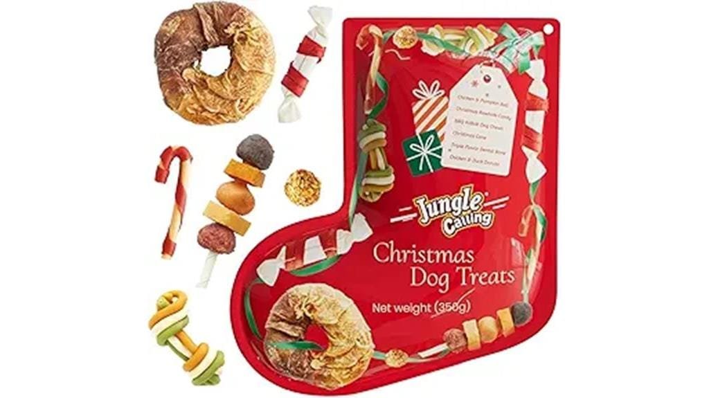 christmas dog treats variety