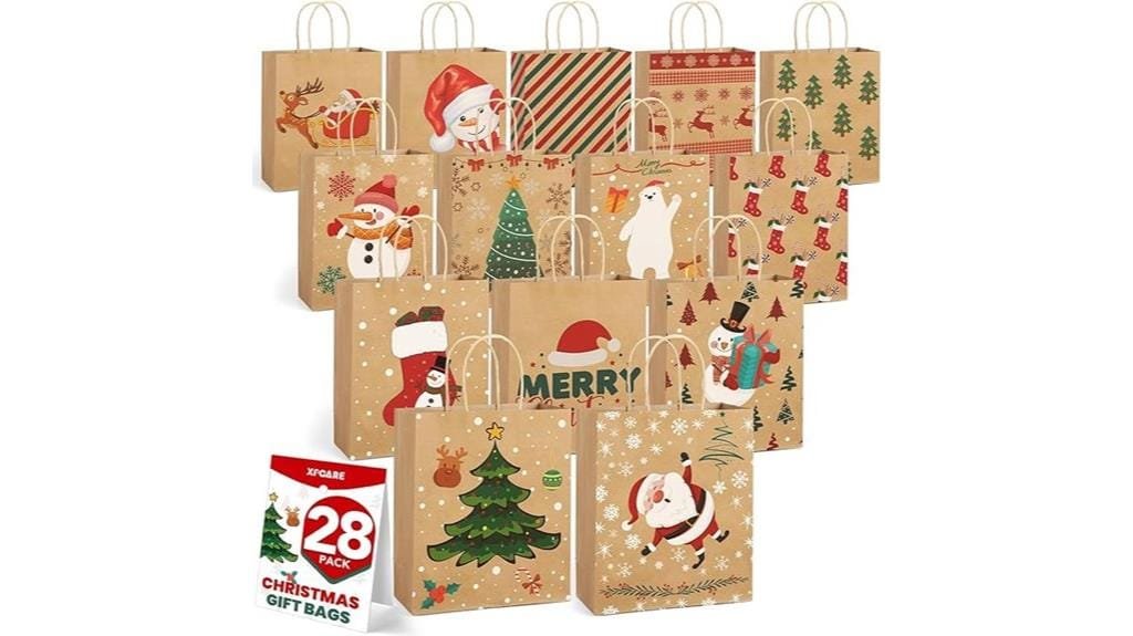 christmas gift bags set