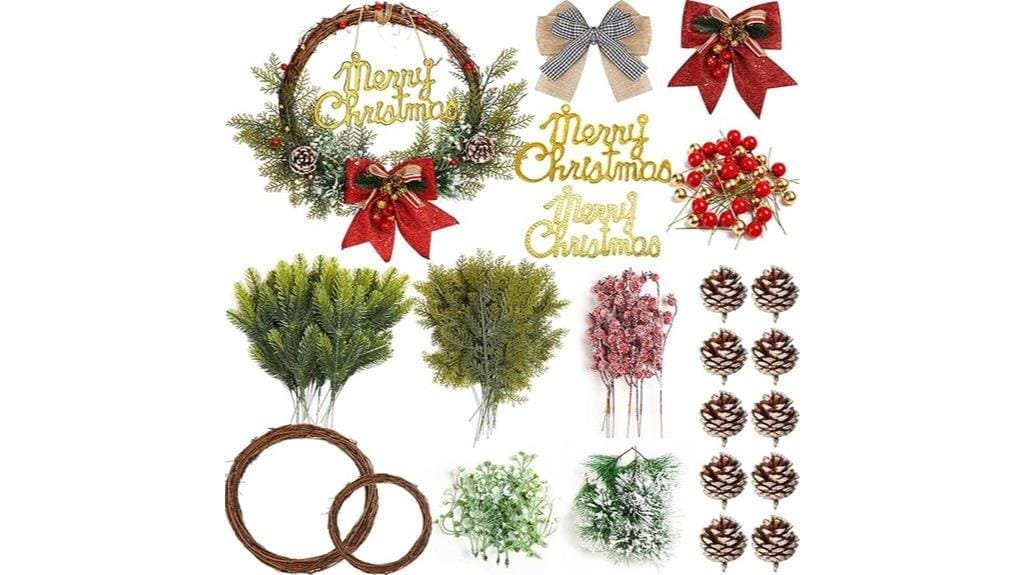 christmas wreath decoration kit