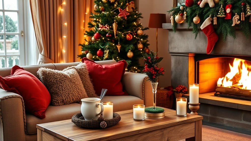 cozy christmas living room tips