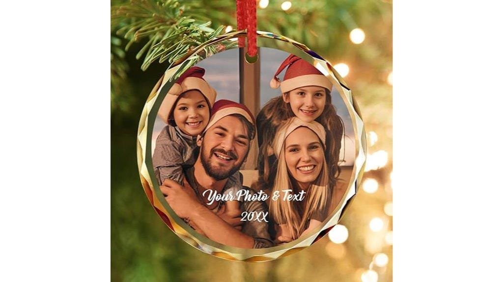 custom crystal holiday ornaments