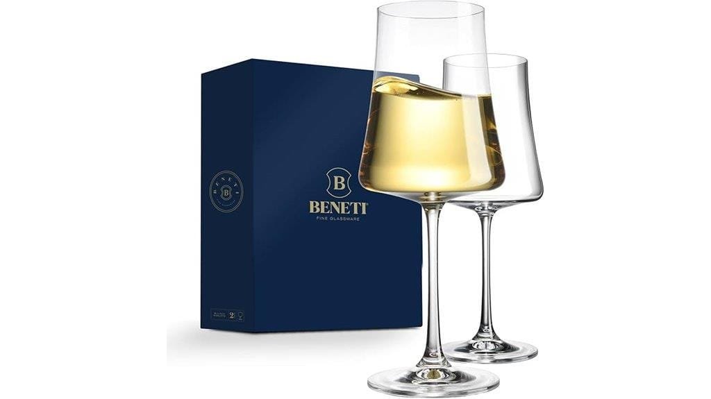 elegant wine glass set