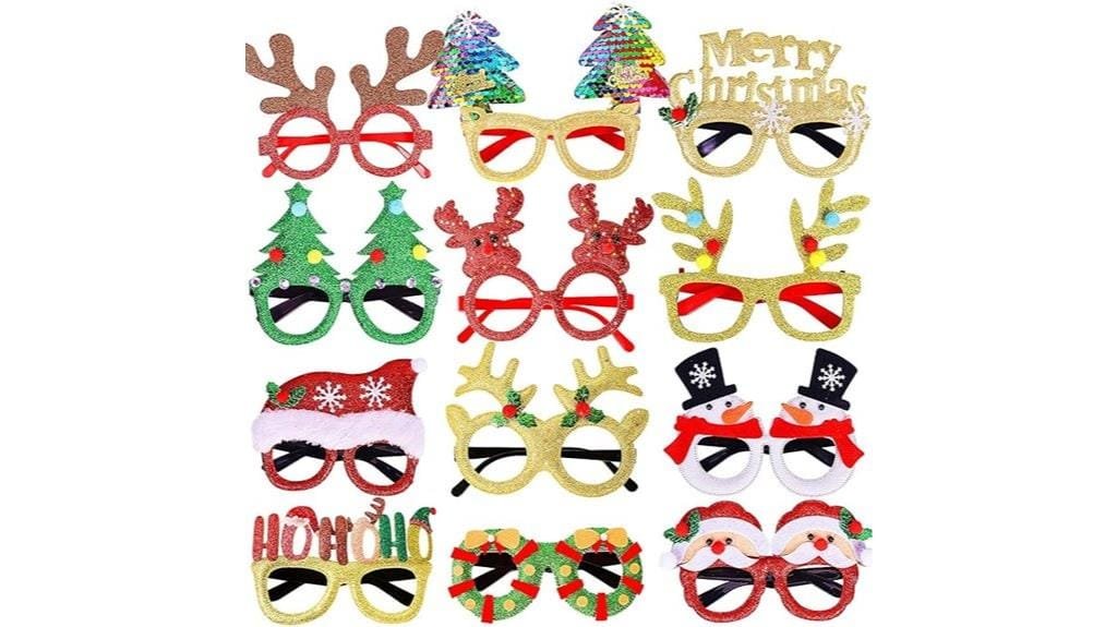 festive holiday party glasses