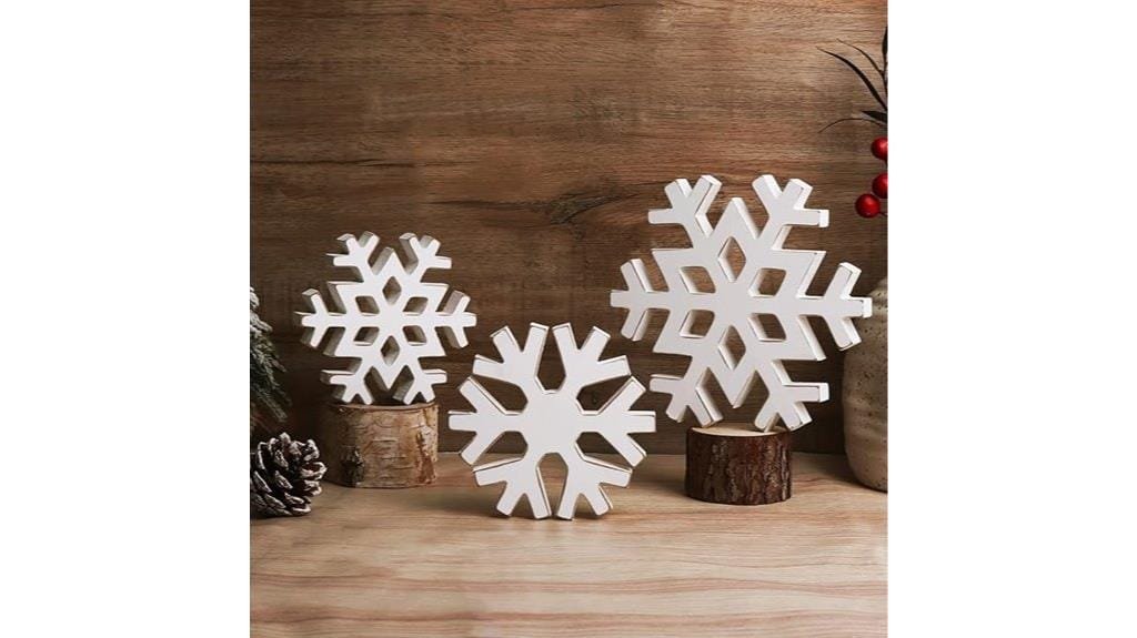 festive wooden table decor