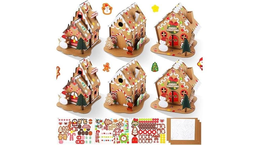 gingerbread house kit set