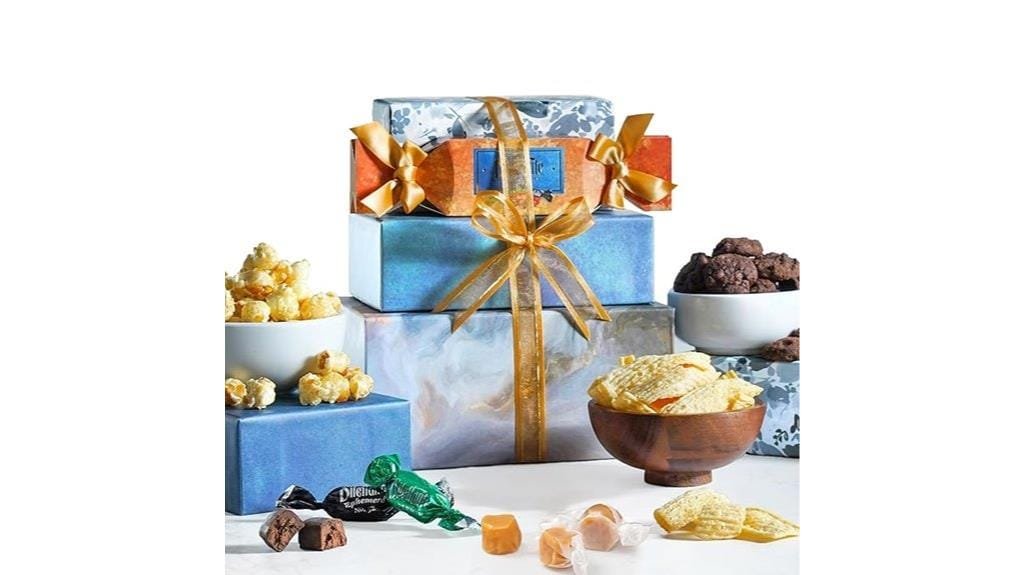 gourmet chocolate gift tower