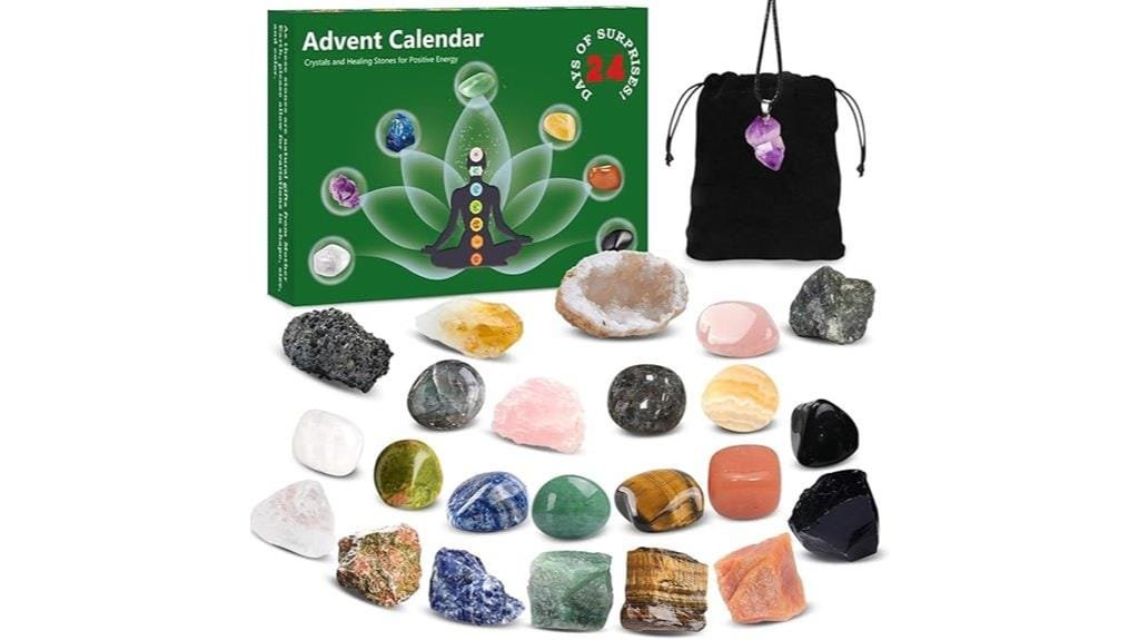 healing crystals advent calendar