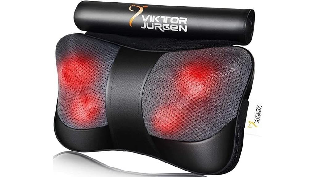 heated shiatsu back massager