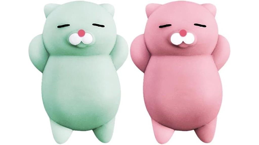 kawaii silicone cat toys