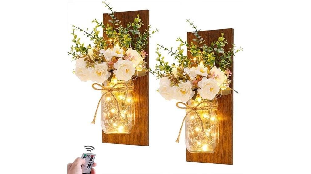 led fairy lights sconces