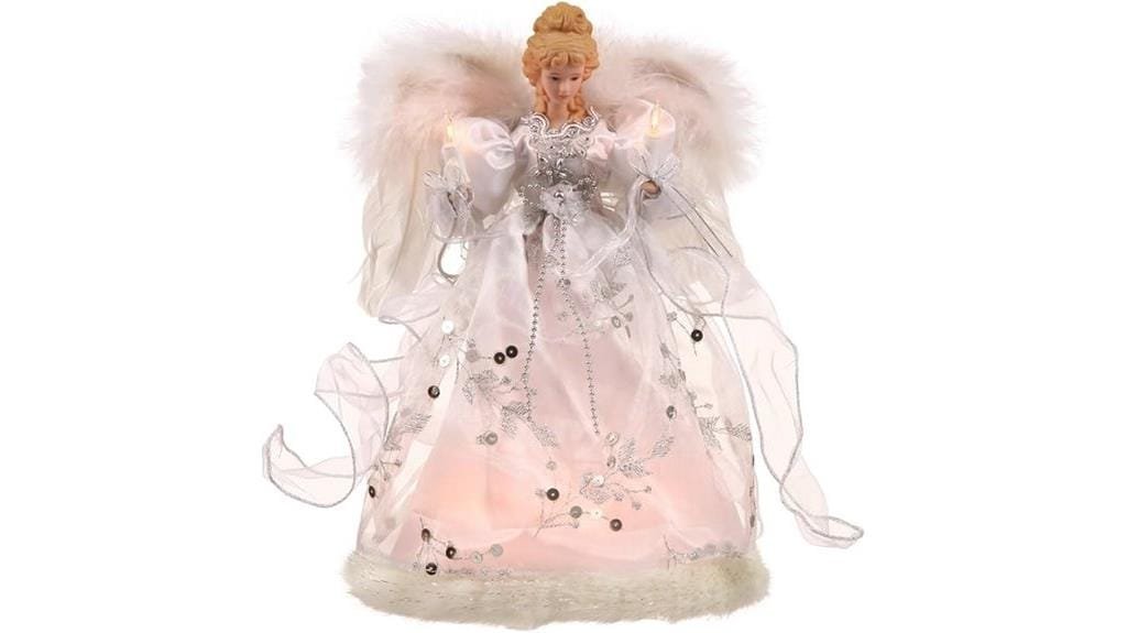 lighted angel tree topper