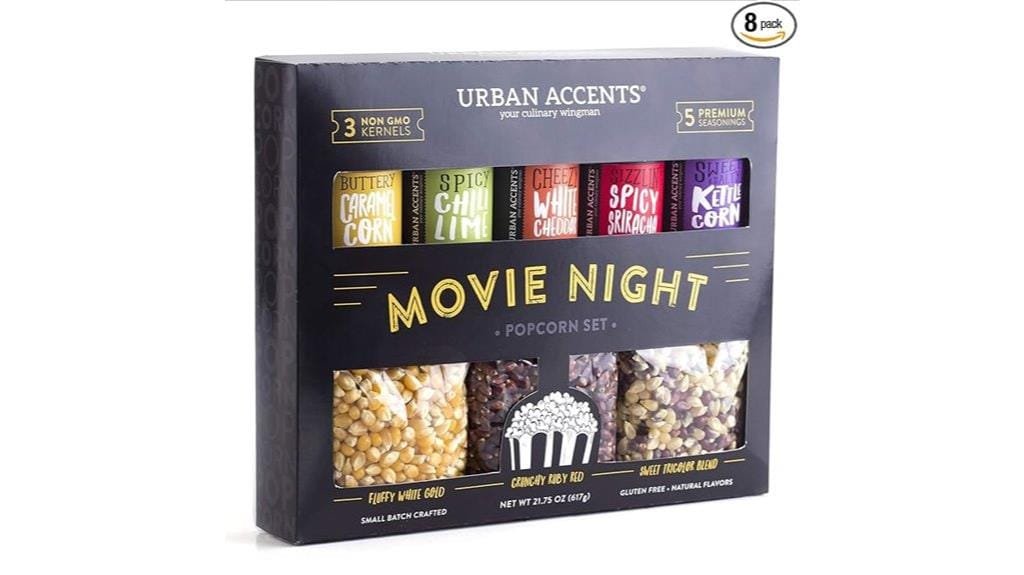 movie night popcorn variety