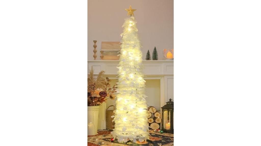 pop up christmas tree lights