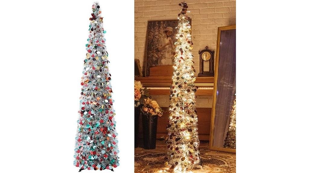 pre lit pop up christmas tree