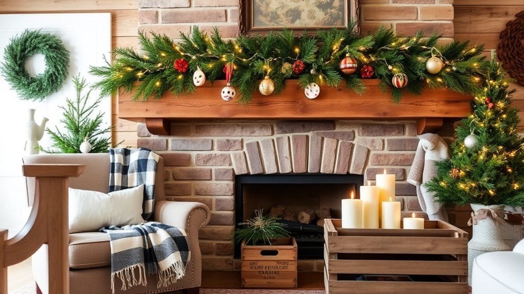 rustic farmhouse holiday decor considerations
