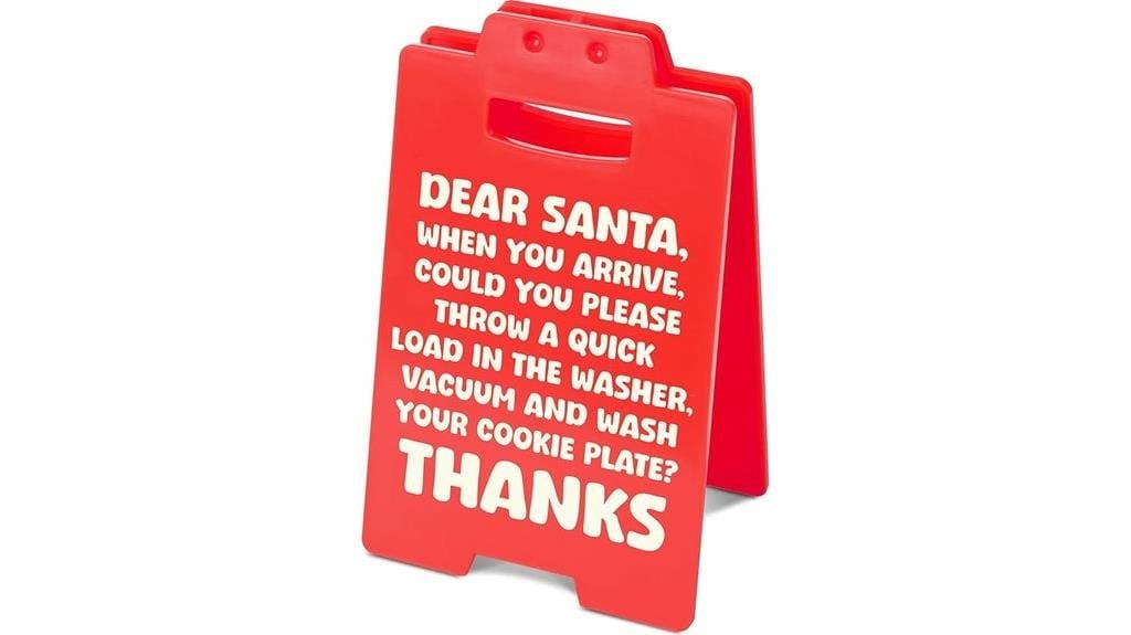 santa arrival christmas sign