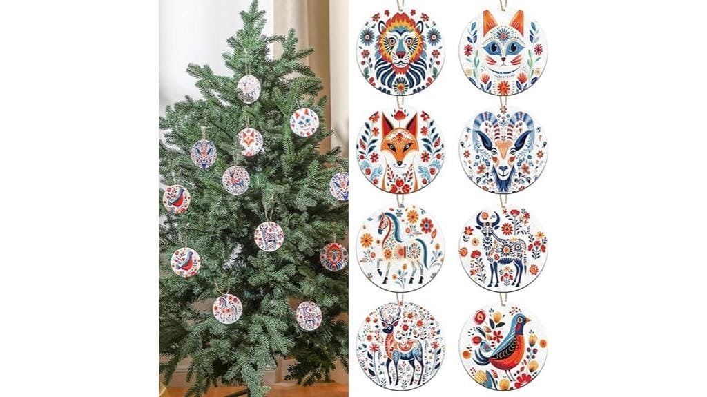 scandinavian christmas ornaments bundle