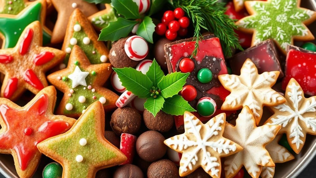 simple holiday treat selection