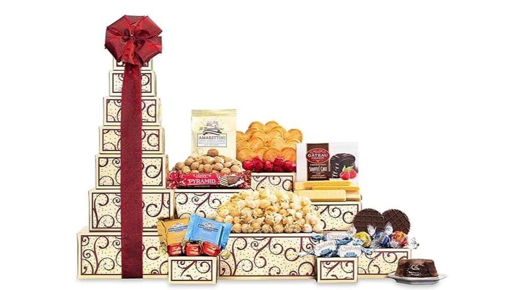 sweet tower gift basket
