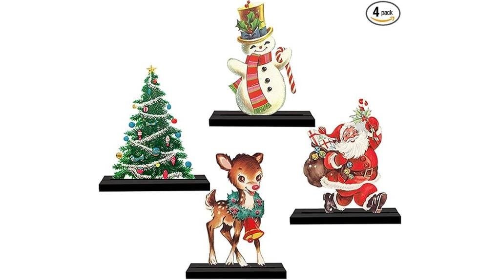 vintage christmas table centerpieces