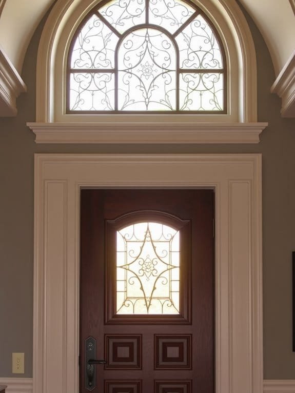 above door decorative windows