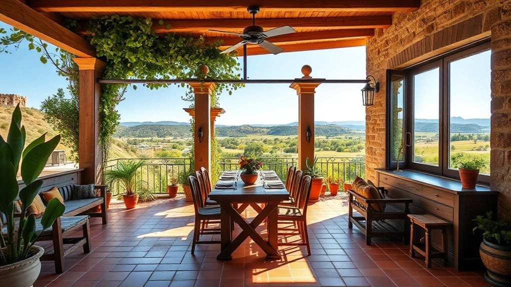 al fresco dining areas