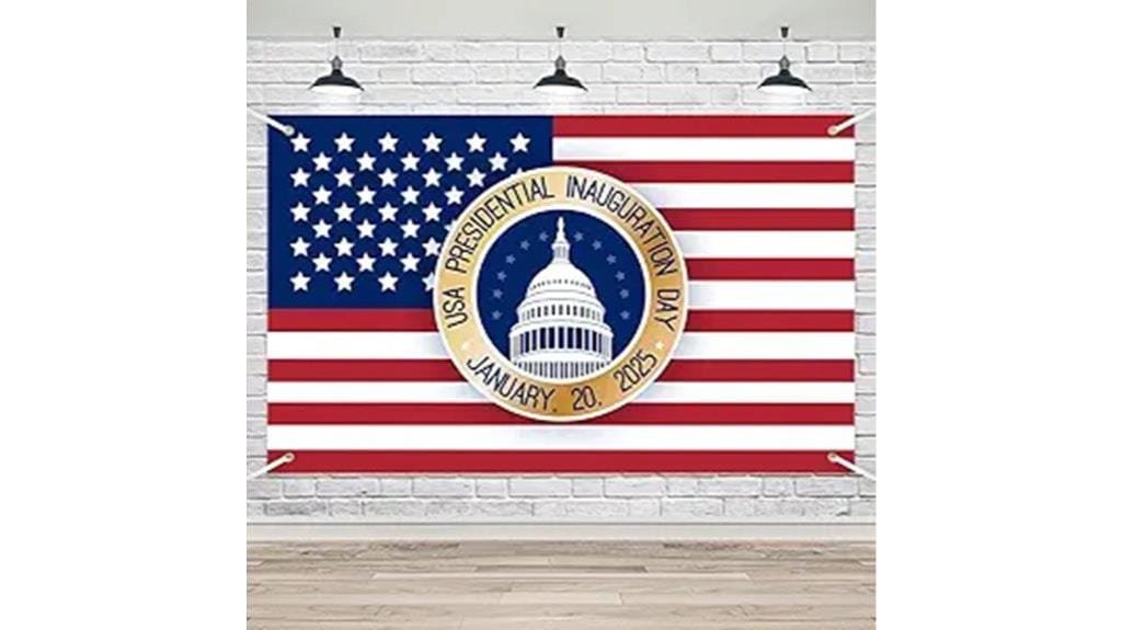 american flag celebration banner