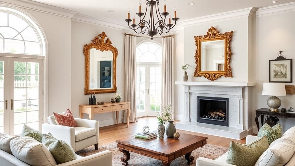 antiques as focal points