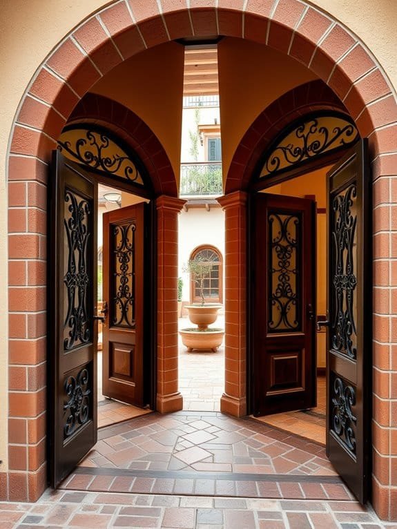 arched doorway construction materials