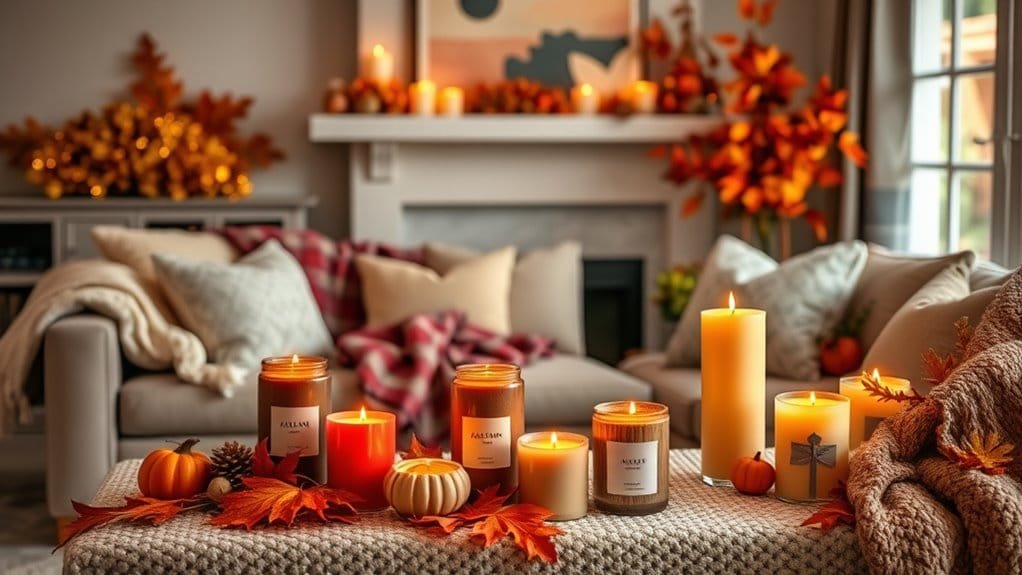 aromatic candle seasonal collection