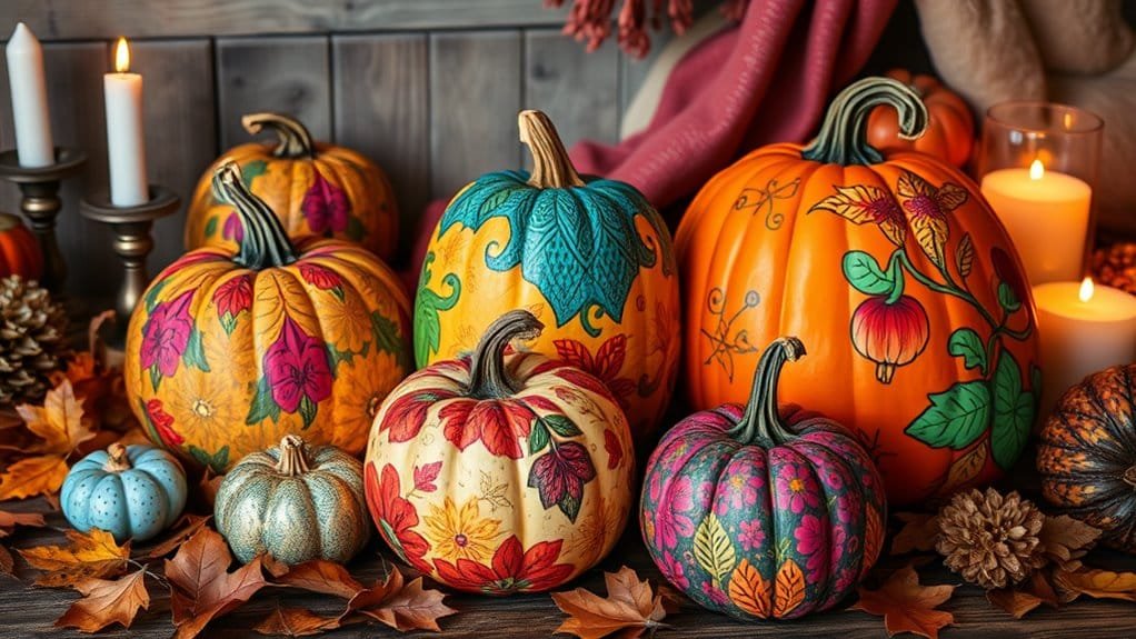 artistic autumn pumpkin creations