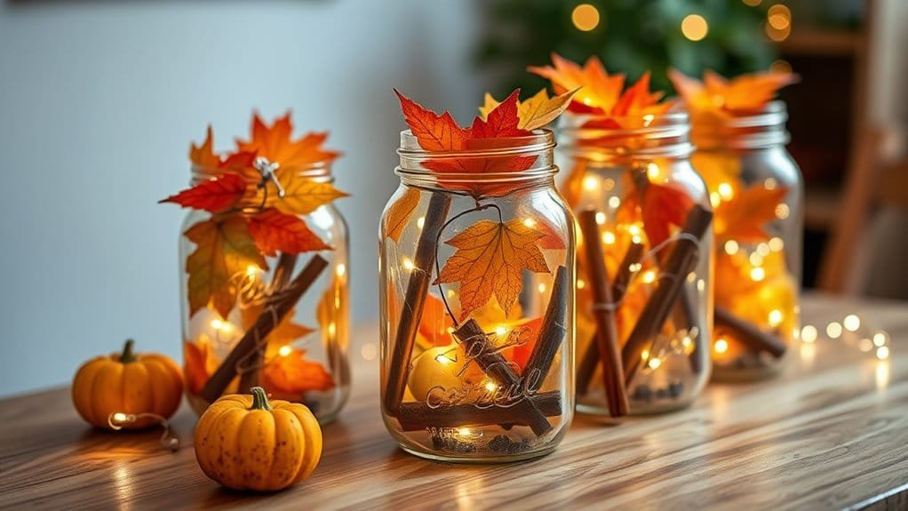 autumn mason jar crafts