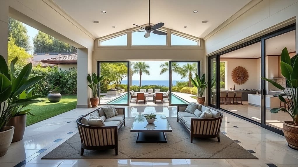 balancing indoor and outdoor spaces