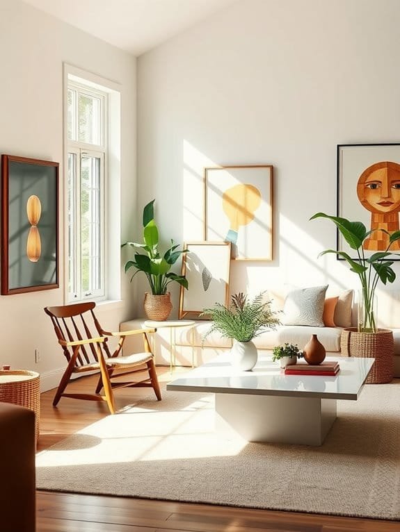 blend antiques with modernity