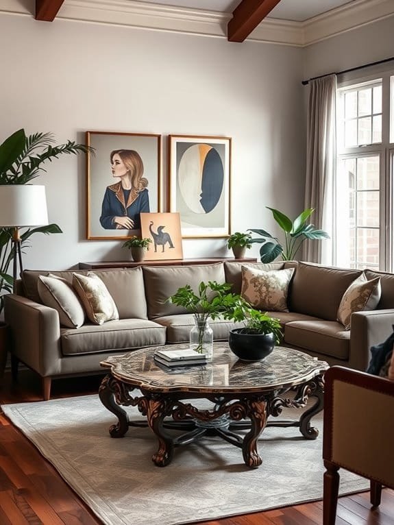 blend vintage with modern