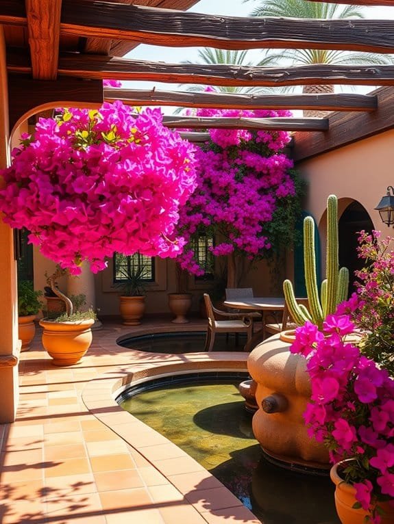 captivating spanish hacienda landscaping