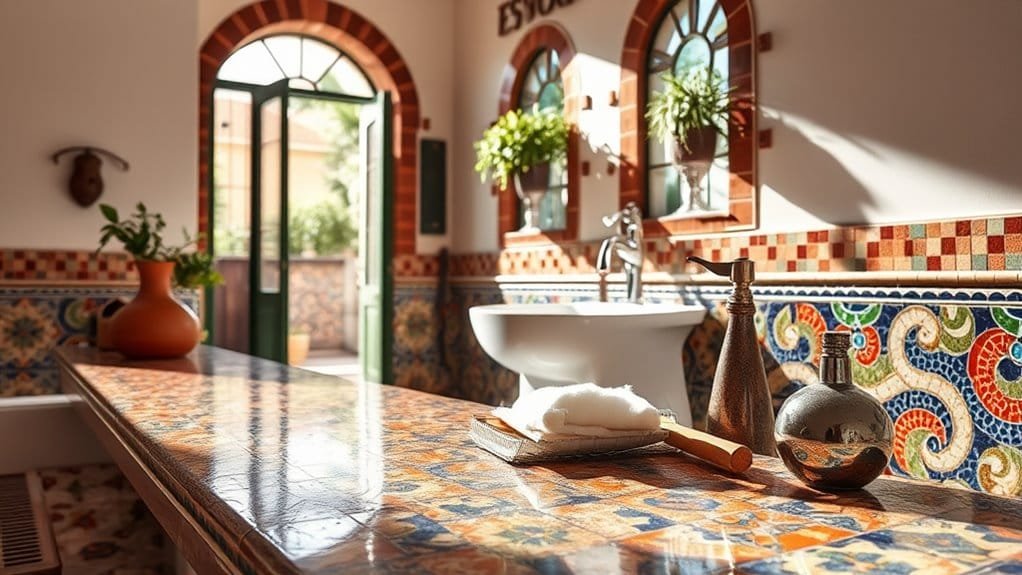 caring for mosaic tiles