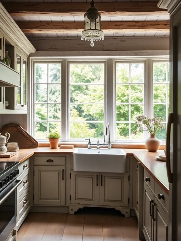 charming french cottage kitchen