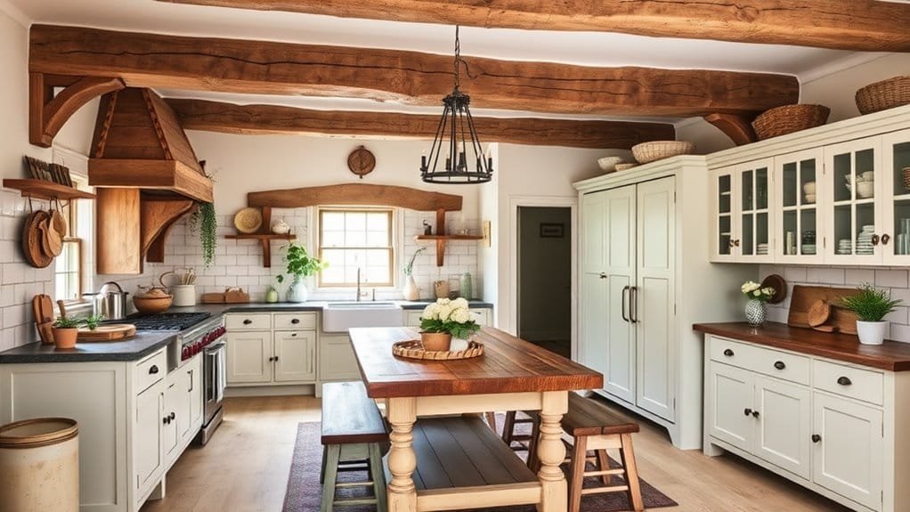 charming natural timber details