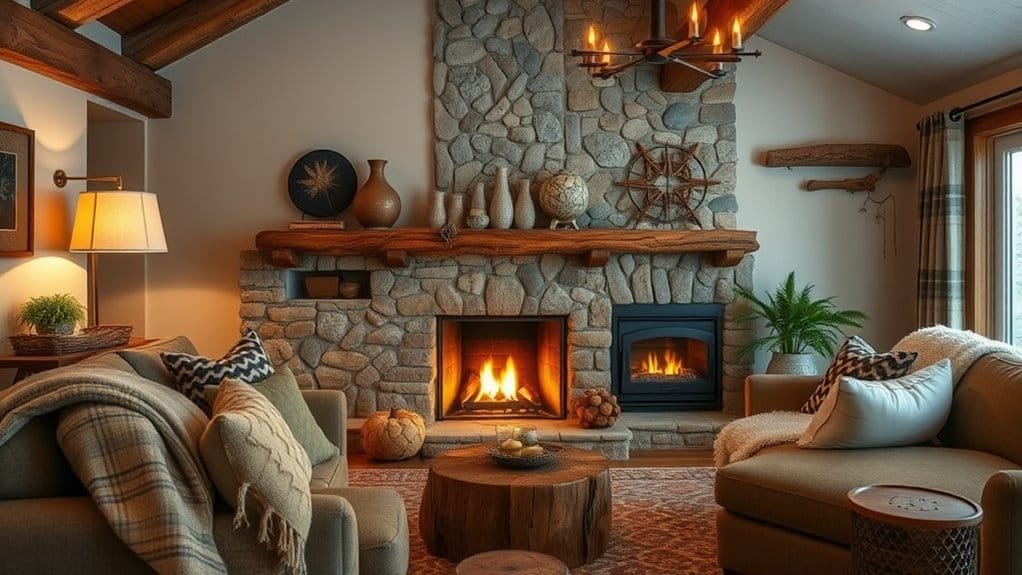 charming natural timber details