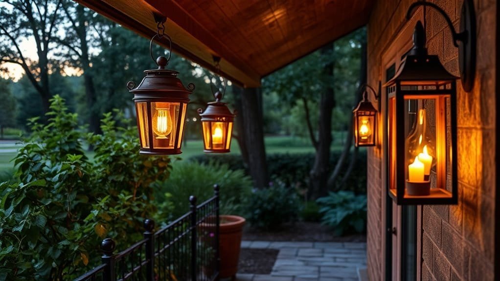charming outdoor lighting decor