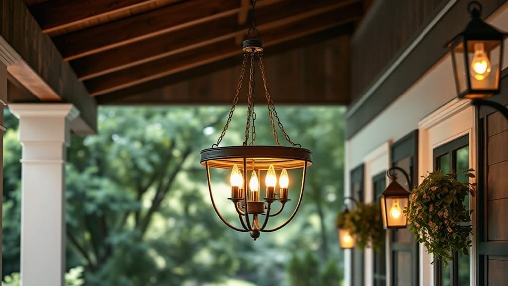 charming rustic outdoor lighting