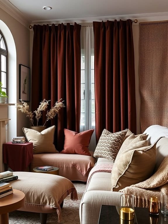 choosing textured fabrics decor