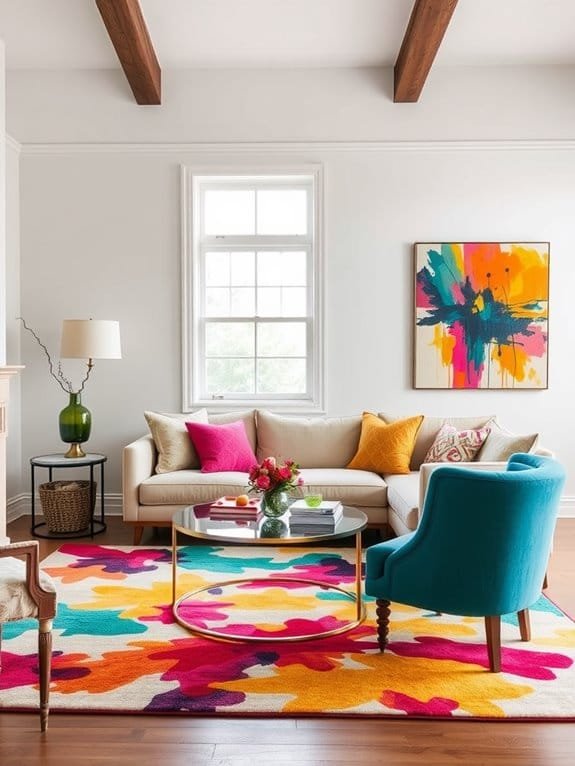 choosing vibrant accent pieces