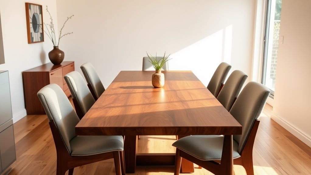 classic mid century dining table