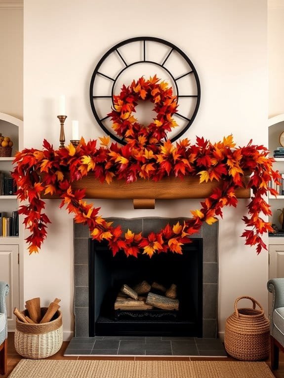 colorful nature decorations display